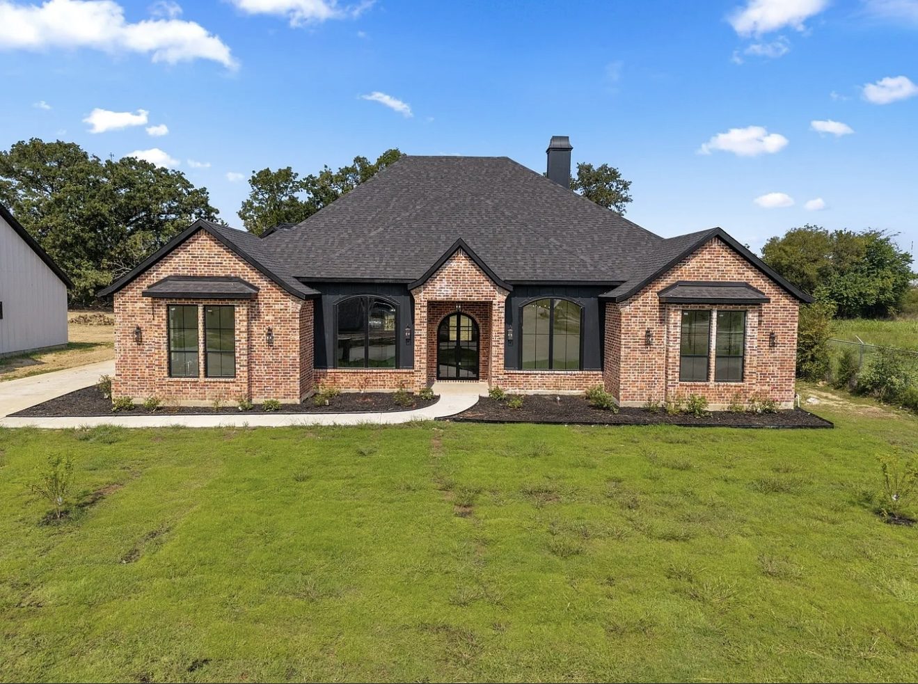 Full brick elevation