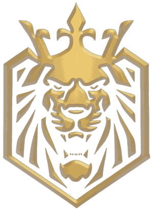 Iron Kross crowned lion crest