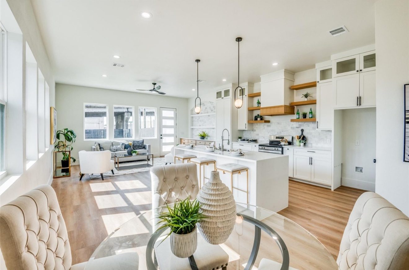 Merlin St — Open shelving